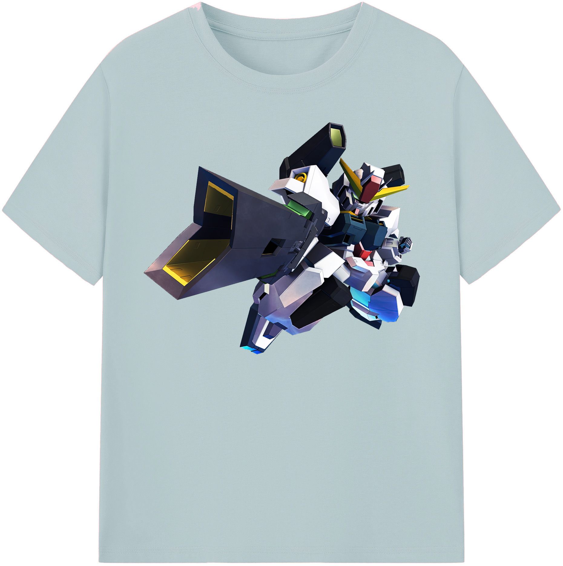 （画像用） 機動戦士ガンダム Mobile Suit Gundam 綿100％半袖Tシャツ（フロントプリント）
